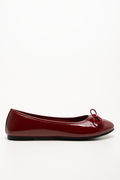 Patent Pumps Burgundy (1)