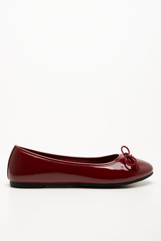 Patent Pumps Burgundy (1)