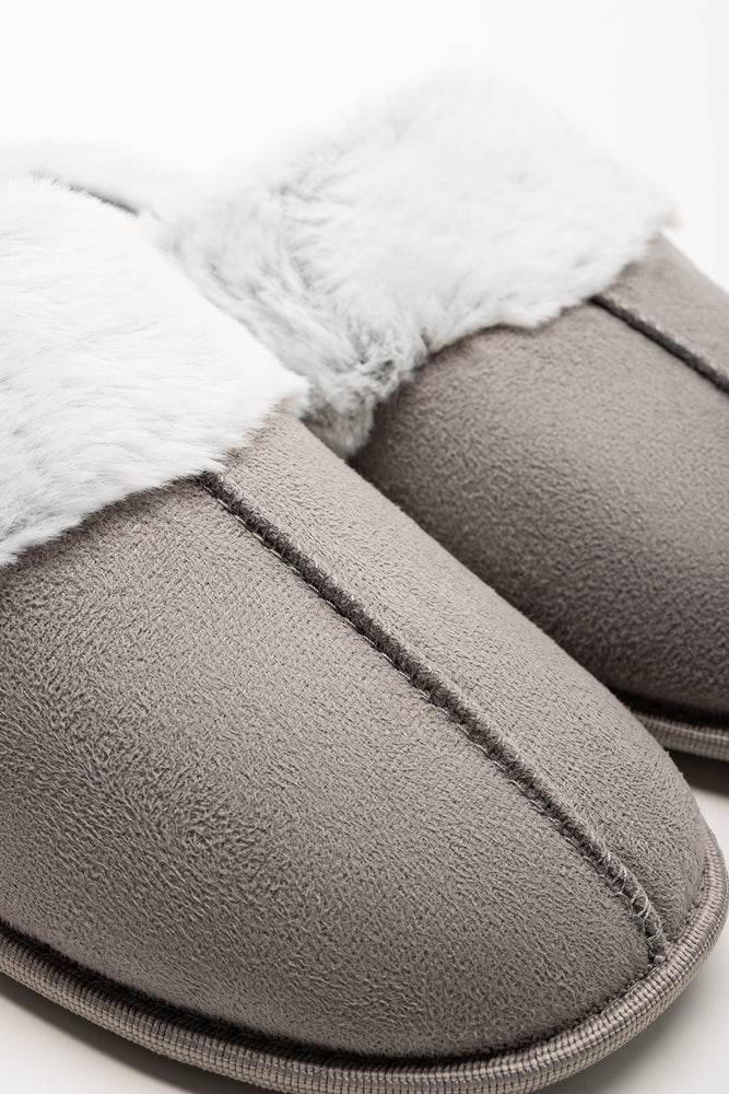 Seam Slippers Grey (2)