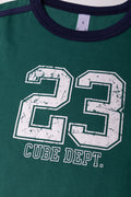 Printed Fitted T-Shirt Green (1)