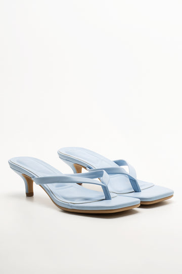 Thong Heels Light Blue
