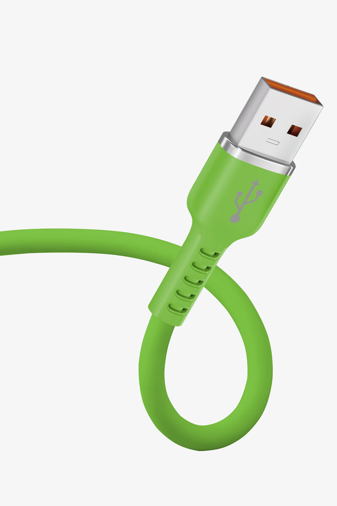 Rockitt Fast Charge 2.4A Silicone Green (1)