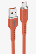 Rockitt Fast Charge 1.5 Silicone A-C Orange (1)