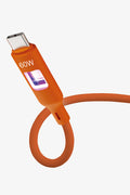 Rockitt Fast Charge LED Cable A-C Orange (3)