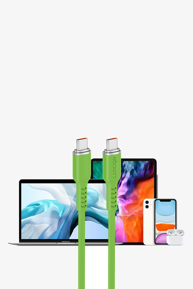 Rockitt Super Fast Charge 60W C-C Green (1)