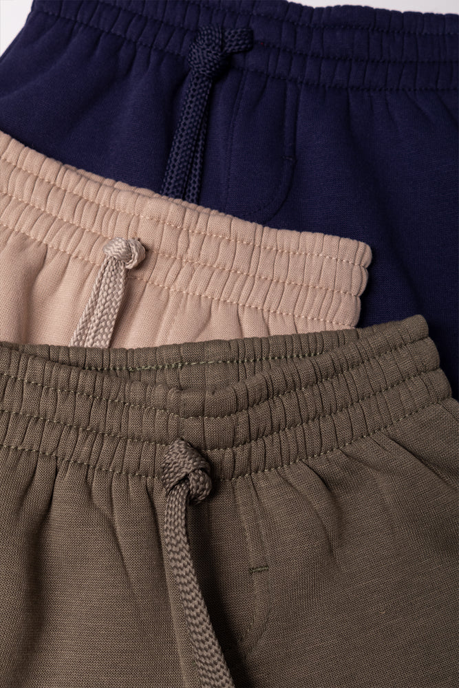 3 Pack Trackpants Green, Navy And Stone (1)