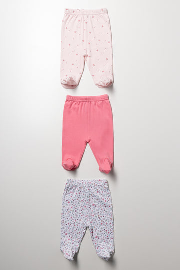 3 Pack Leggings Pink