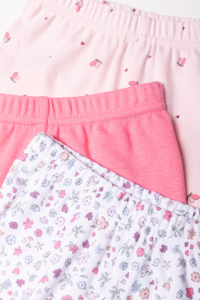 3 Pack Leggings Pink (1)