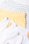 3 Pack Leggings Yellow And White (1)