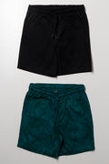 2 Pack Shorts Black And Blue