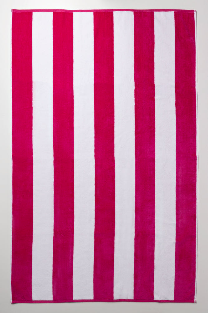 Beach Towel Purple And White