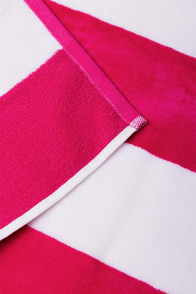 Beach Towel Purple And White