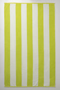 Stripe Beach Towel Lime Green