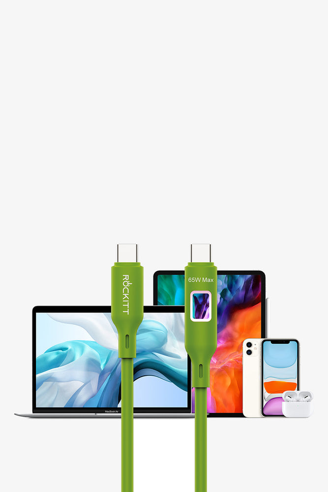 Rockitt Super Fast Charge 60W C-C Green