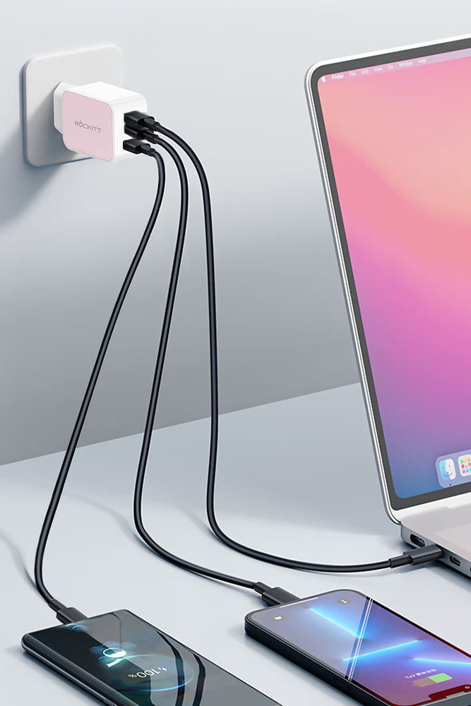 Rockitt 65W Super Fast Charger Type C + A