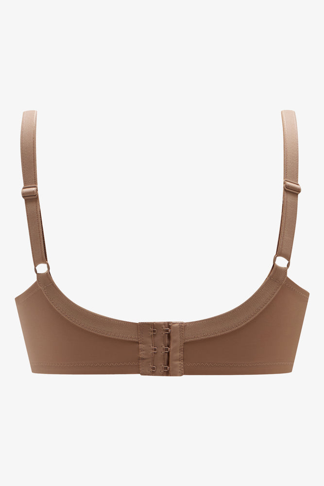 2 Pack Non Padded Wire Free Bras Black And Natural (3)