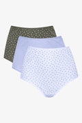 3 Pack Ditsy Floral Briefs Multicolour