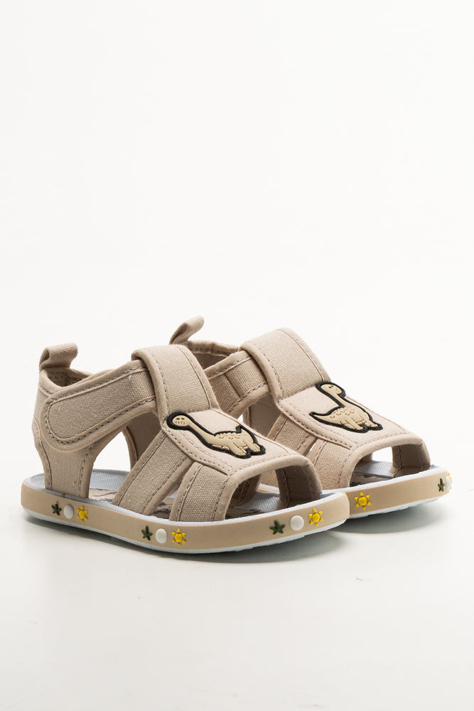 Dinosaur Sandals Natural
