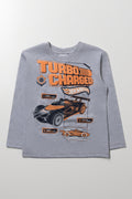 Hot Wheels Long Sleeve T-Shirt Grey