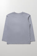 Hot Wheels Long Sleeve T-Shirt Grey (2)