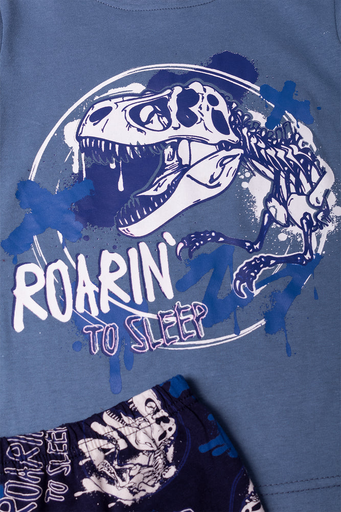 Dinosaur Long Sleeve Pyjamas Blue (1)