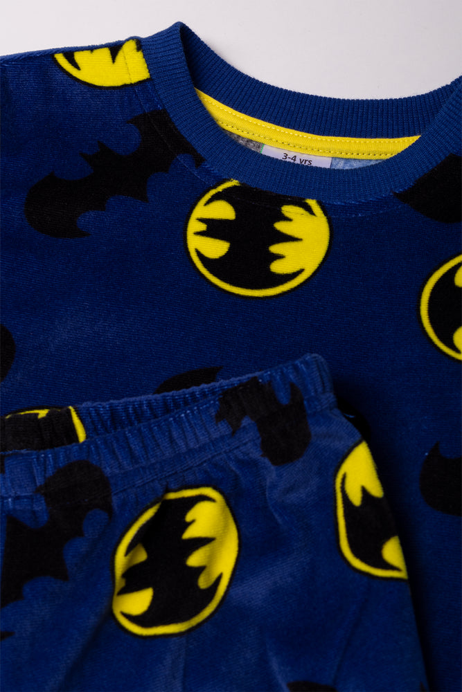 Batman Long Sleeve Pyjamas Dark Blue