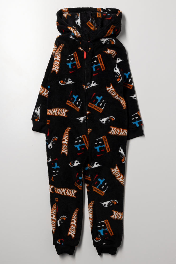 Hot Wheels Onesie Black