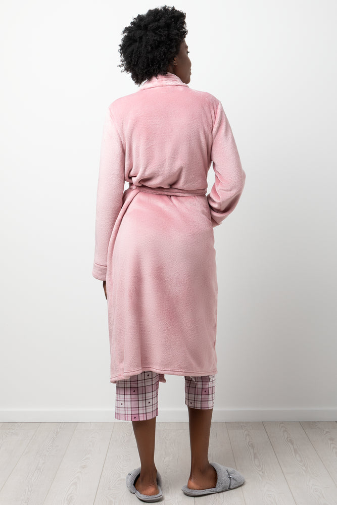 Fleece Gown Pink (2)
