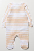 Stripe Babygrow Natural (3)