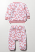 Leopard Sherpa Set Pink (3)