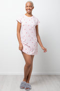 2 Pack Sleepshirts Pink And Grey