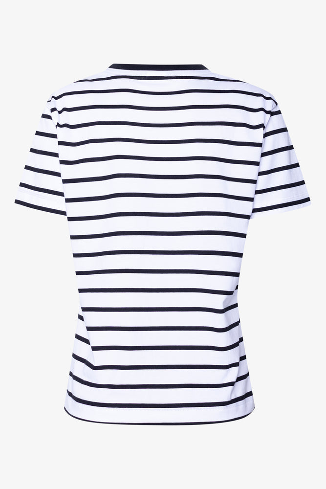 Short Sleeve T-Shirt White And Black (1)