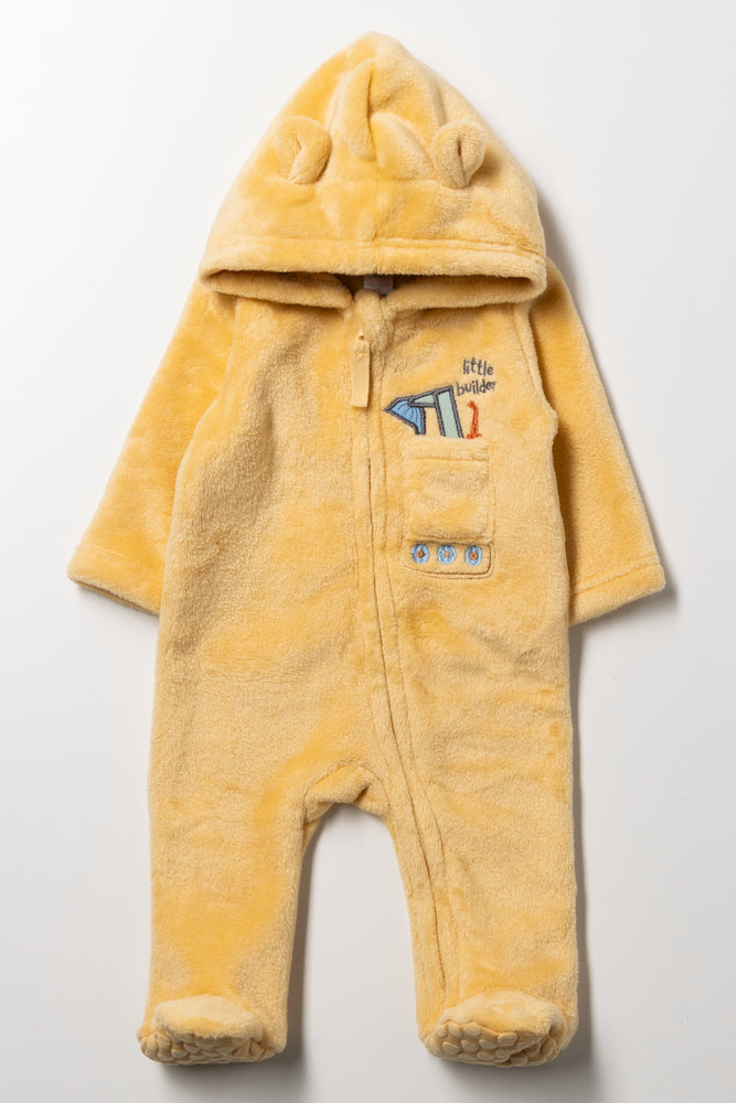 Digger Babygrow Yellow