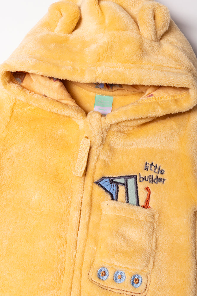 Digger Babygrow Yellow