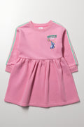 Lilo And Stitch Babydoll Fleece Dress Pink