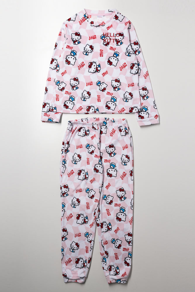Hello Kitty Pyjama Set Pink