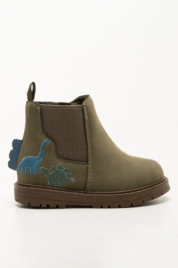 Dinosaur Chelsea Boots Green
