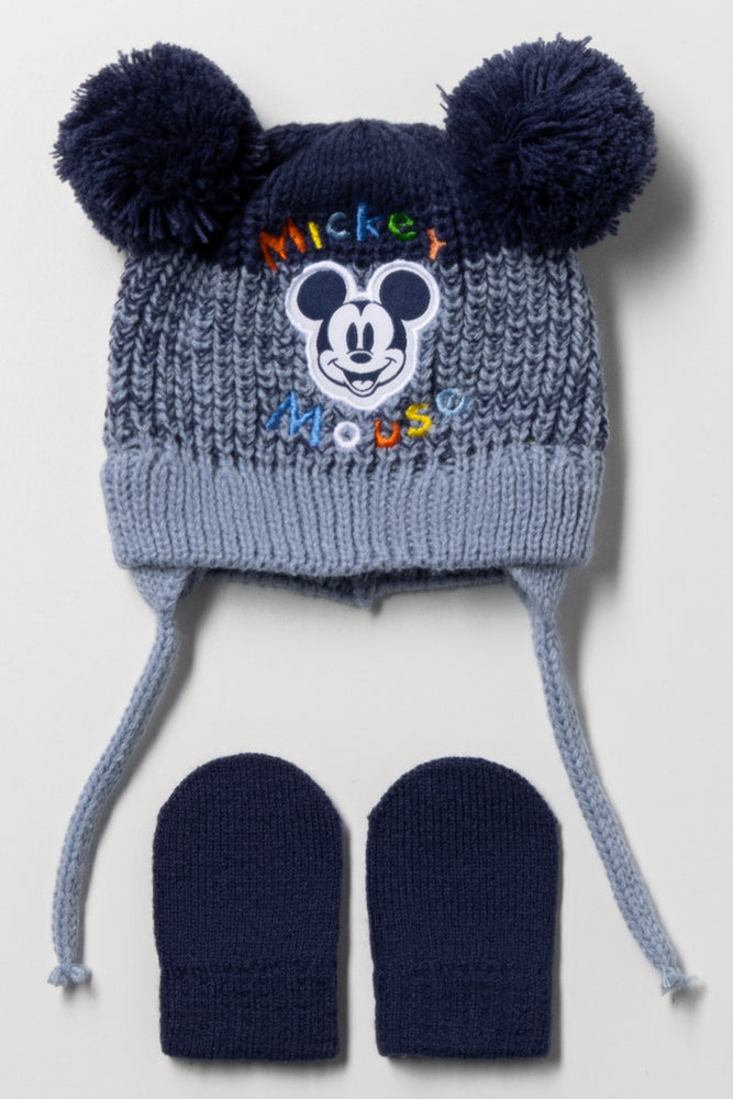 Mickey Mouse Hat Set Navy