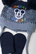 Mickey Mouse Hat Set Navy (1)