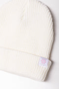 Rib Beanie White (1)