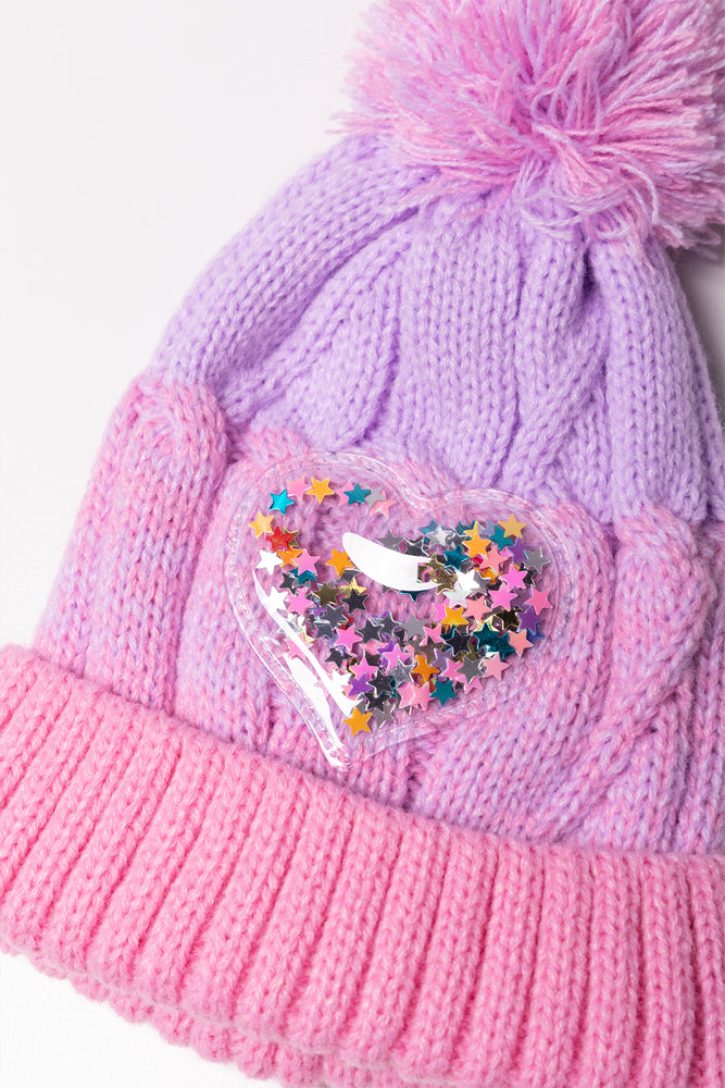 Beanie Pink And Purple (1)