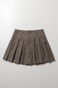 Check Pleated Skirt (2)