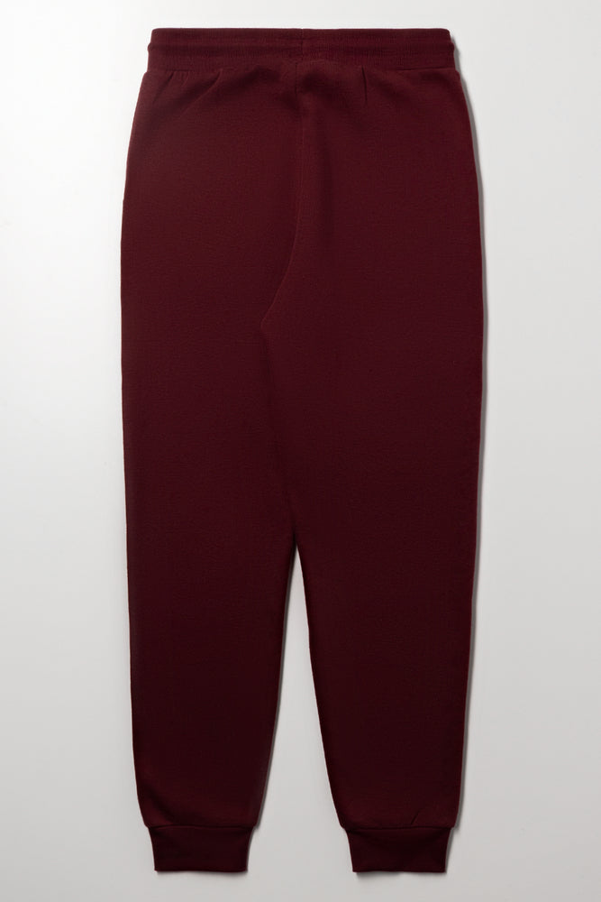 Trackpants Burgundy (3)