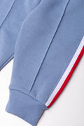 Zip Through Sporty Tracksuit Blue (2)
