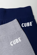 2 Pack Leggings Navy And Grey (2)