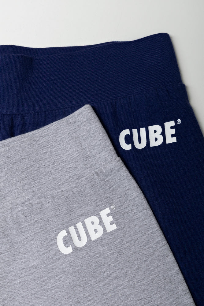 2 Pack Leggings Navy And Grey (3)