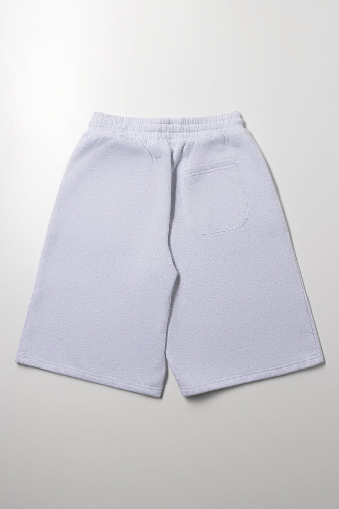 Fleece Shorts Grey (2)