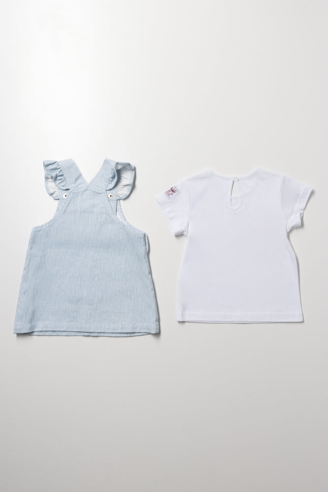 Lilo And Stitch Pinafore Set Blue (4)