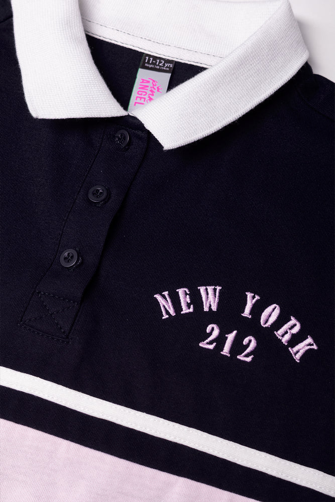 Golfer Dress Navy (1)