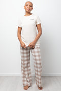 Short Sleeve Pyjama Set Natural